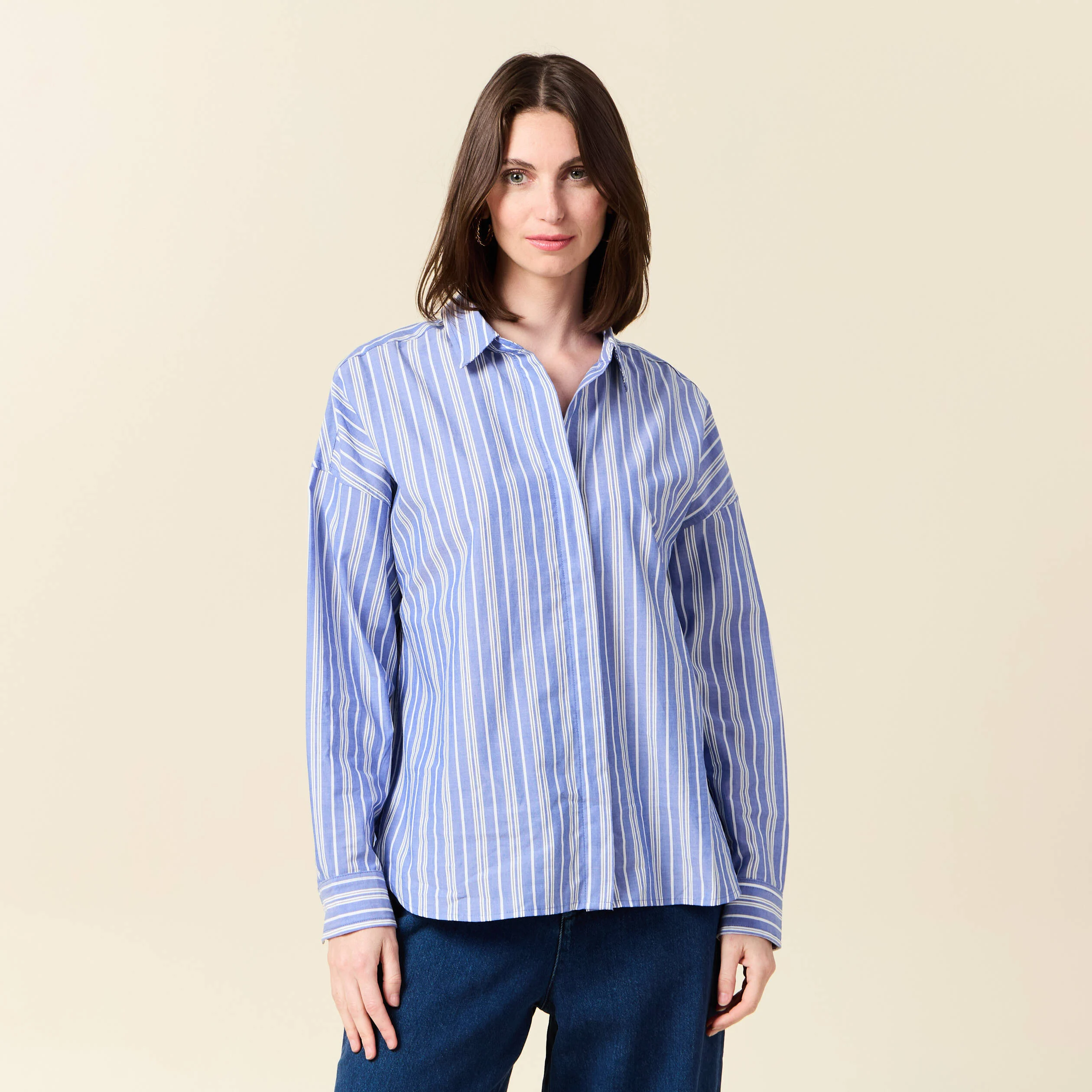 Chemise en coton bio pour femme